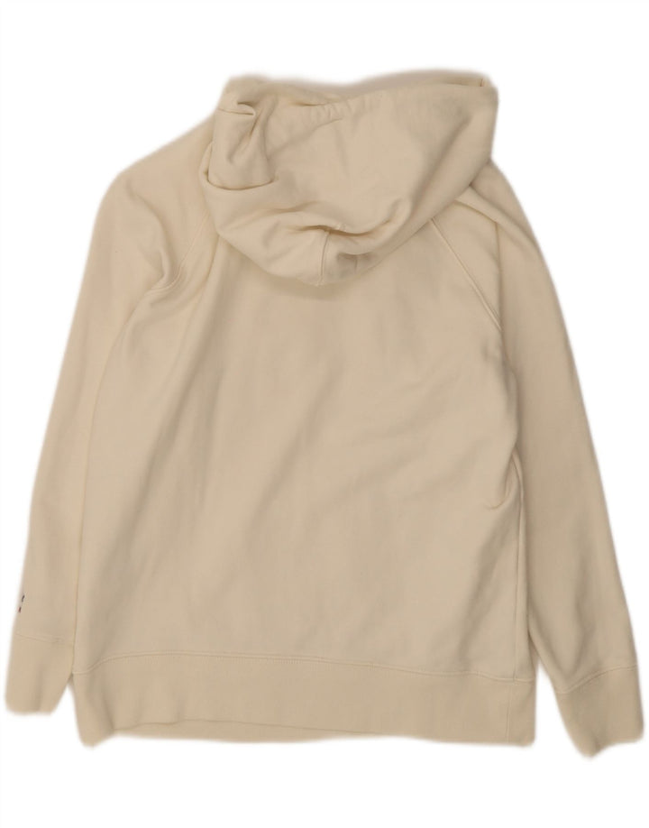 LEVI'S Mens Graphic Hoodie Jumper Small Off White Cotton Vintage Levi's and Second-Hand Levi's from Messina Hembry 