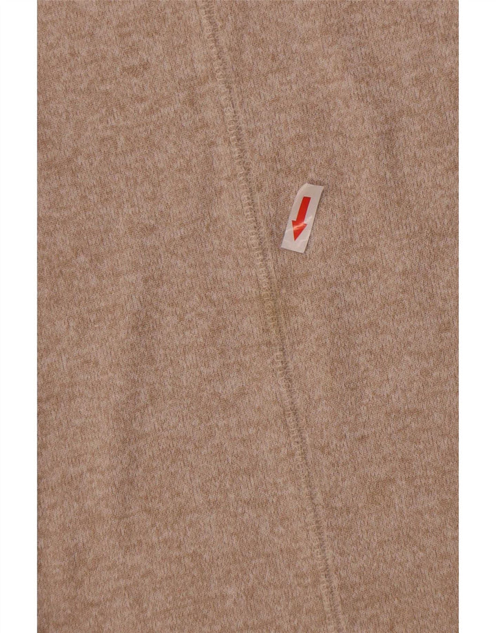 Marks & Spencer T-shirt top til kvinder UK 12 Medium Beige Viscose
