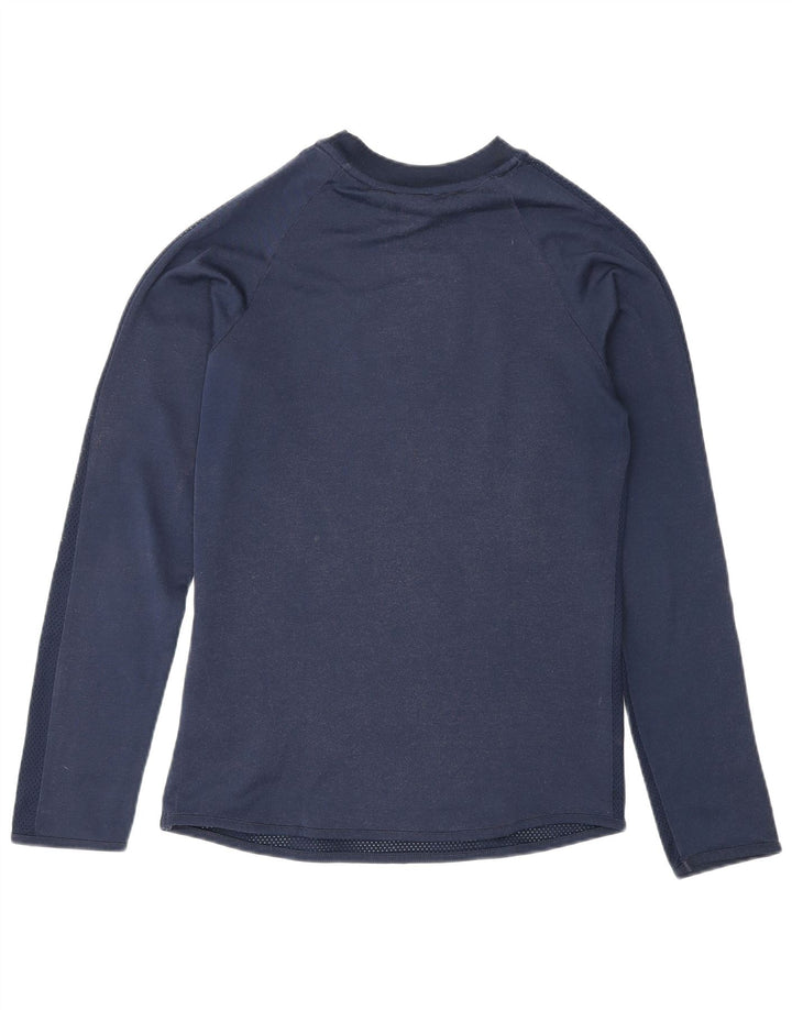Nike Herre Cor72z grafisk top langærmet lille marineblå polyester