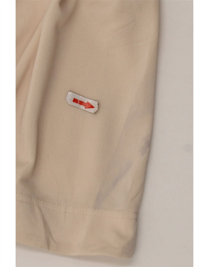 Adidas Capri træningsdragtbukser til kvinder UK 8/10 Small Beige Polyester