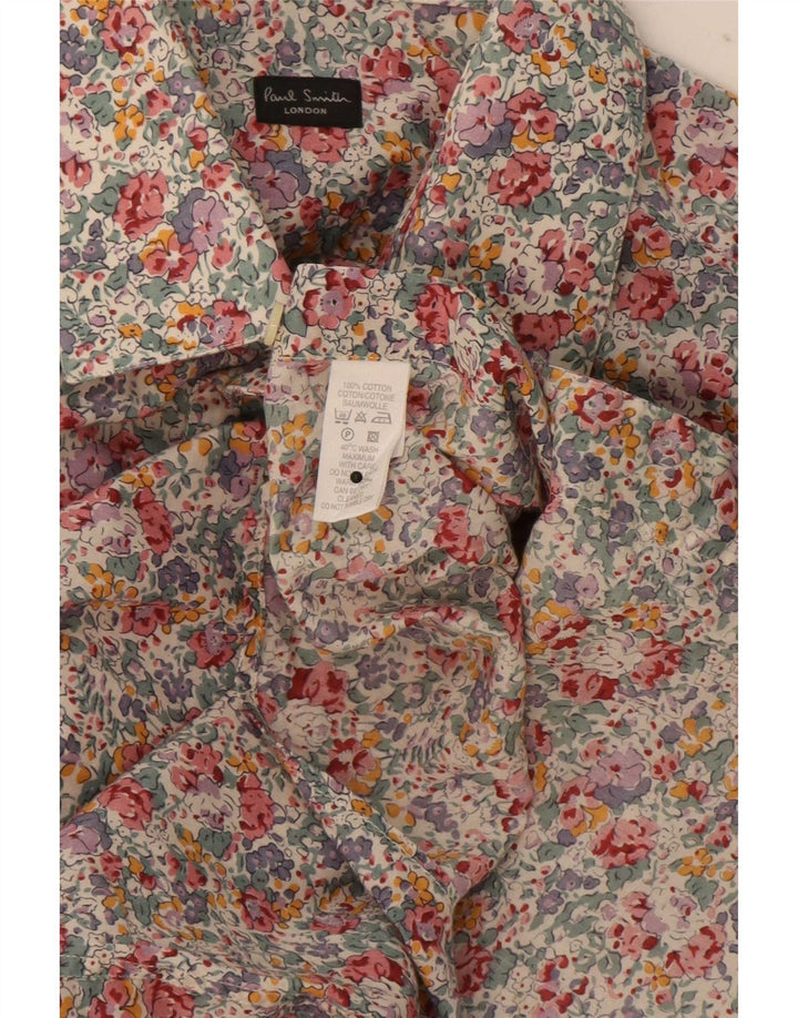 Paul Smith Herre formel skjorte størrelse 42 16 1/2 Stor flerfarvet blomster