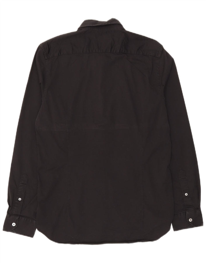 Ted Baker herreskjorte str. 3 Medium Sort bomuld