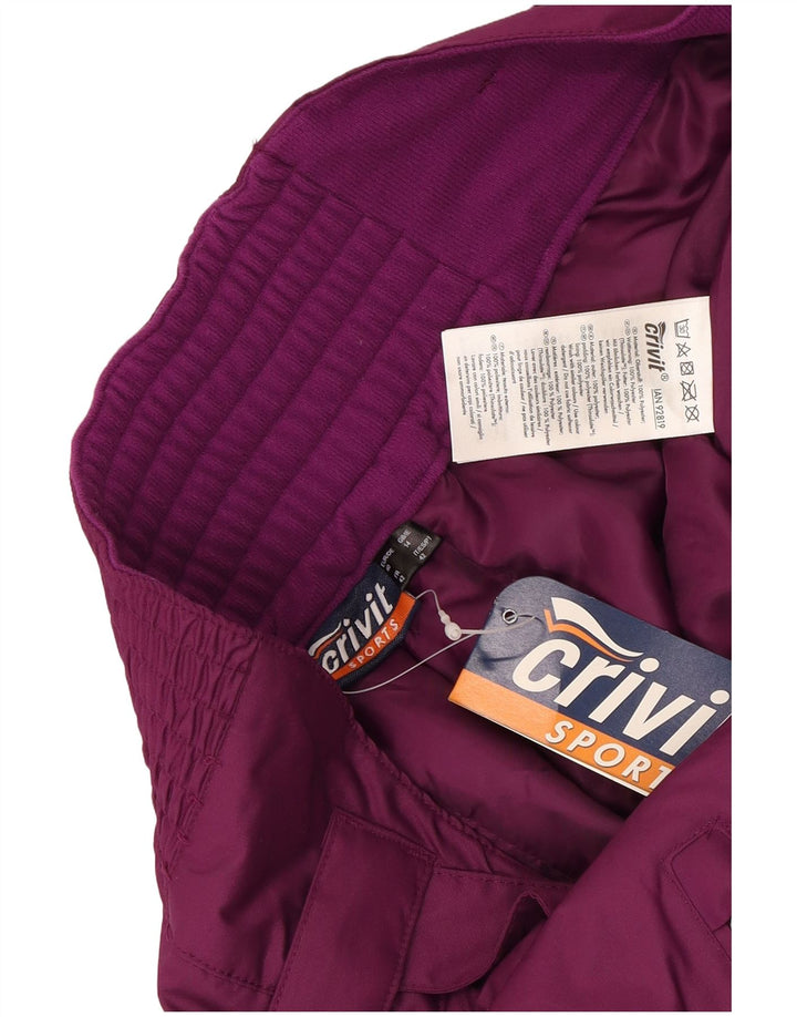 Crivit Dame Skibukser UK 14 Medium W32 L32 Lilla Polyester