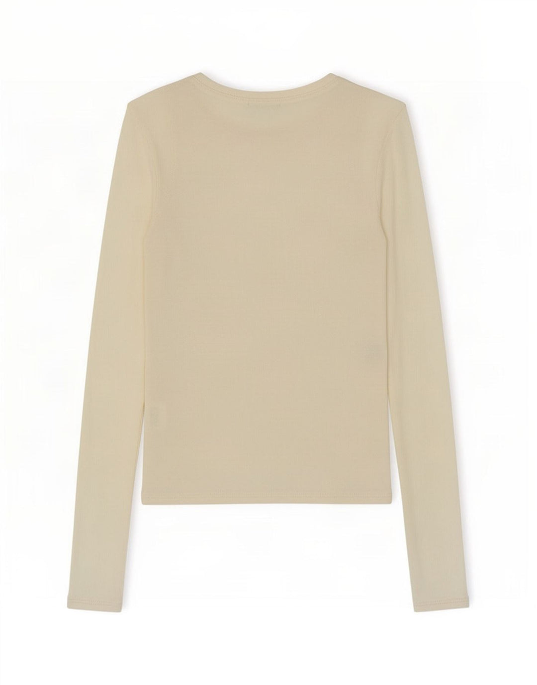 Zara Dame Top Langærmet UK 8 Small White Modal