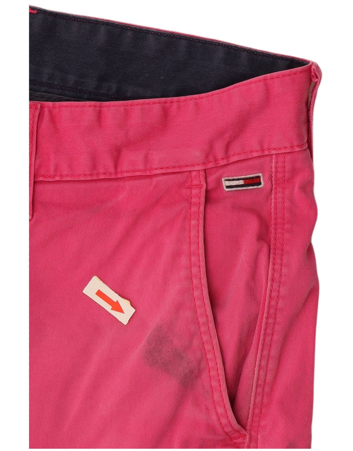 Tommy Hilfiger Herre Chino Shorts W32 Medium Pink Bomuld