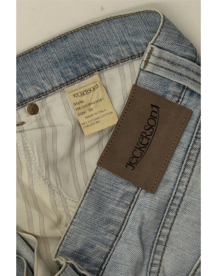 Jeckerson lige jeans til kvinder W36 L30 blå bomuld
