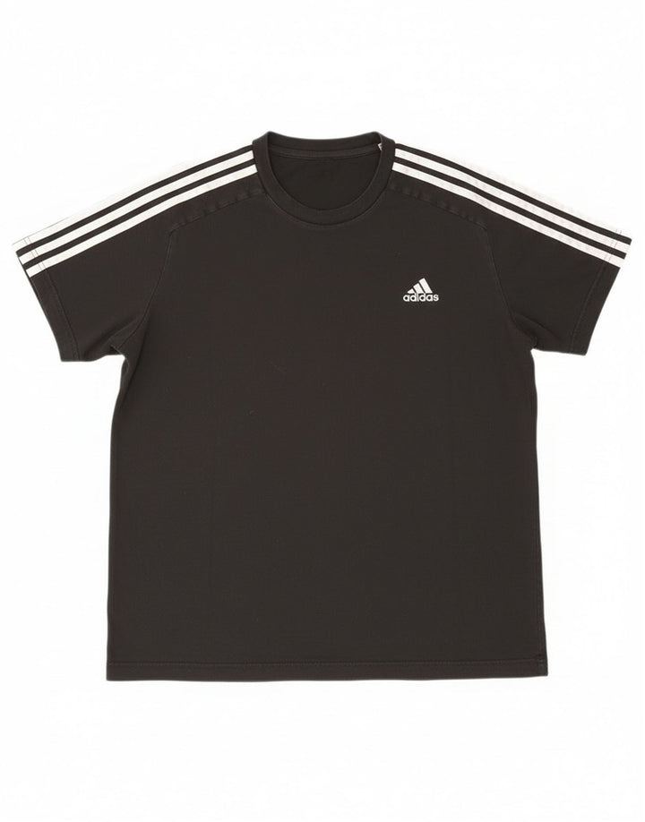Adidas Herre T-Shirt Top Stor Sort