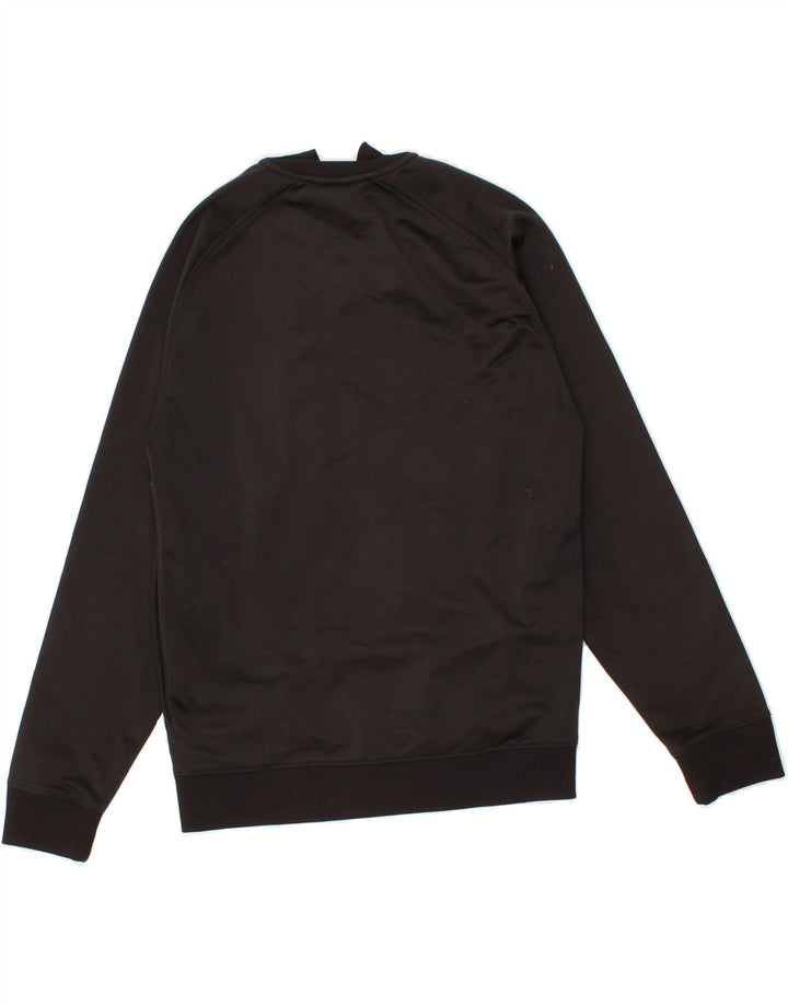 REEBOK Boys Tracksuit Top Jacket 11-12 Years Large Black Polyester Vintage Reebok and Second-Hand Reebok from Messina Hembry 