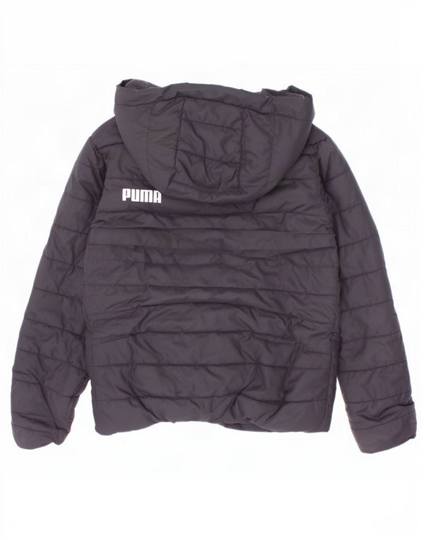 Puma hættejakke til drenge 5-6 år sort polyester