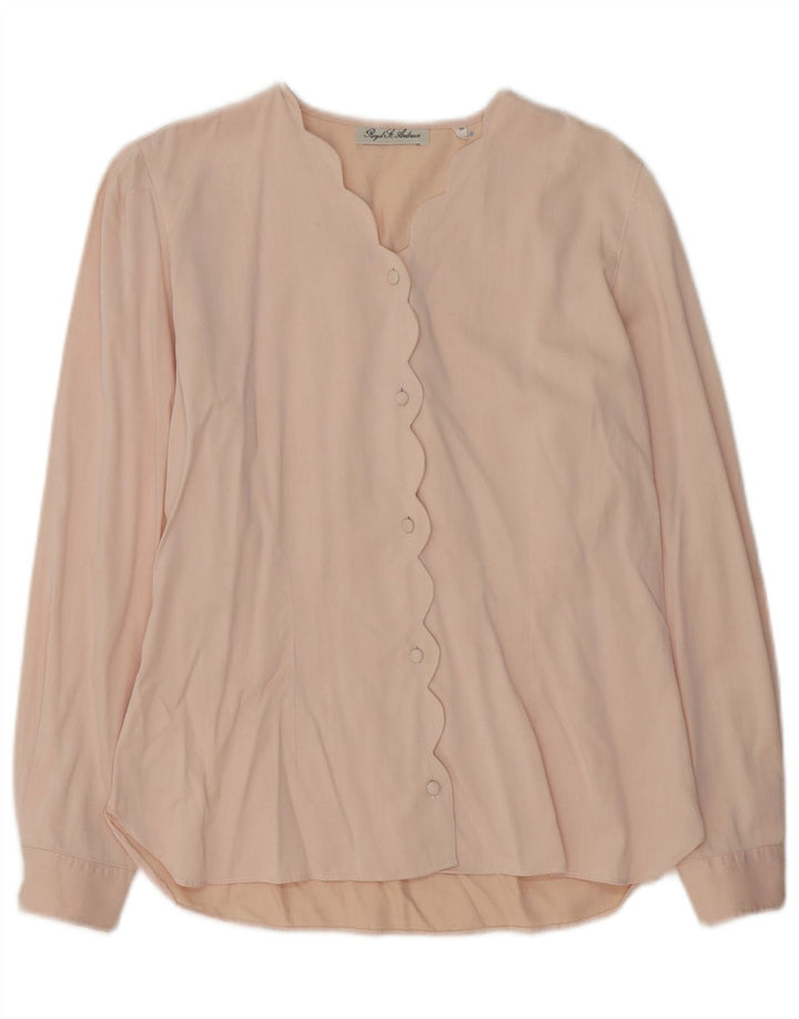 Vintage dameskjorte bluse IT 44 Medium Pink Bomuld