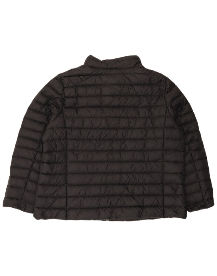 Tommy Hilfiger Dame Polstret Jakke UK 20 2XL Sort Polyamid