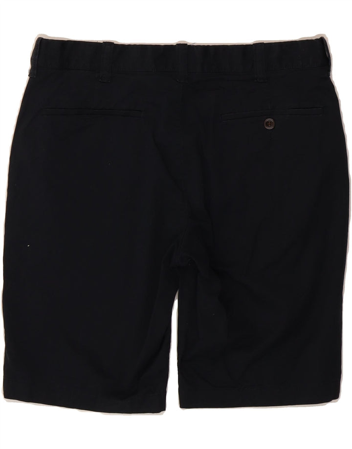 J. CREW Mens Chino Shorts W31 Medium Navy Blue Cotton Vintage J. Crew and Second-Hand J. Crew from Messina Hembry 