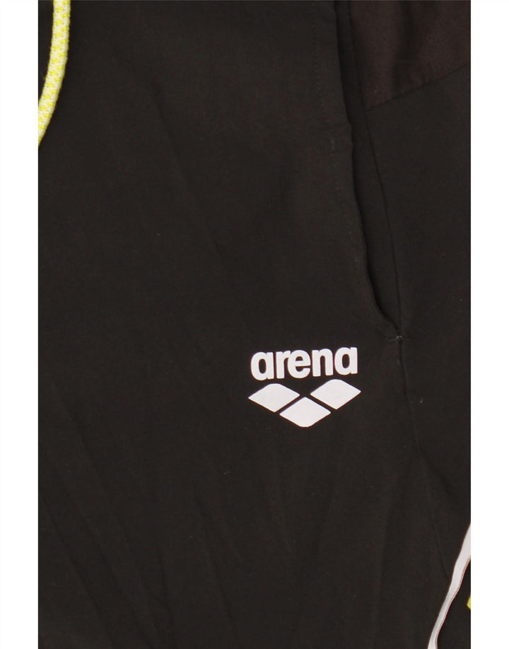 Arena Grafiske badeshorts til mænd, store sorte