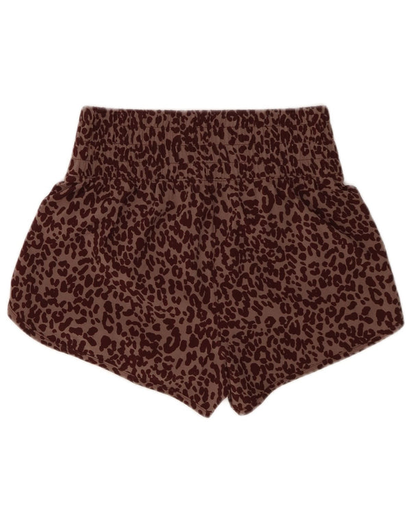 Gap sportsshorts til kvinder UK 4 XS Brown Animal Print Polyester