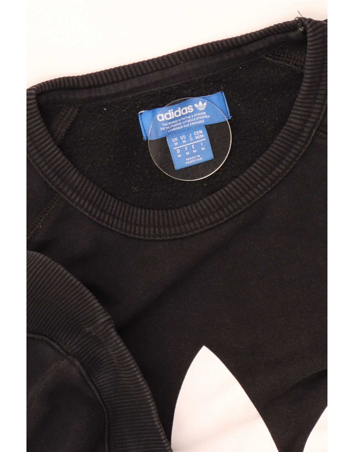 Adidas Herre grafisk sweatshirt Jumper Medium Sort