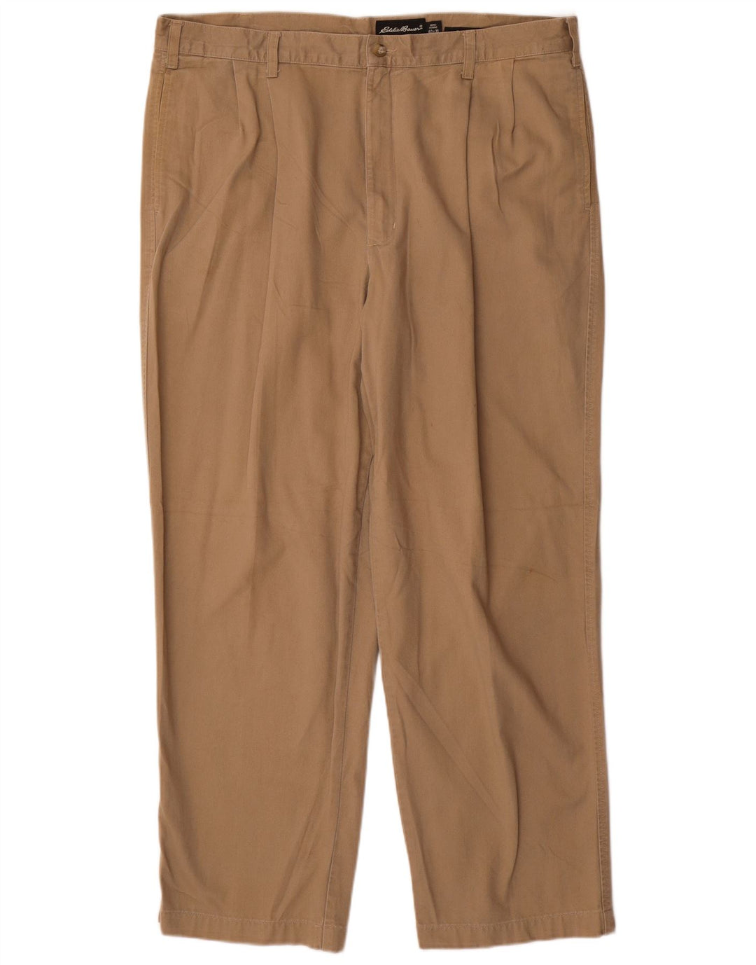Eddie Bauer Herre Straight Pegged Chino Bukser W40 L30 Brun Bomuld