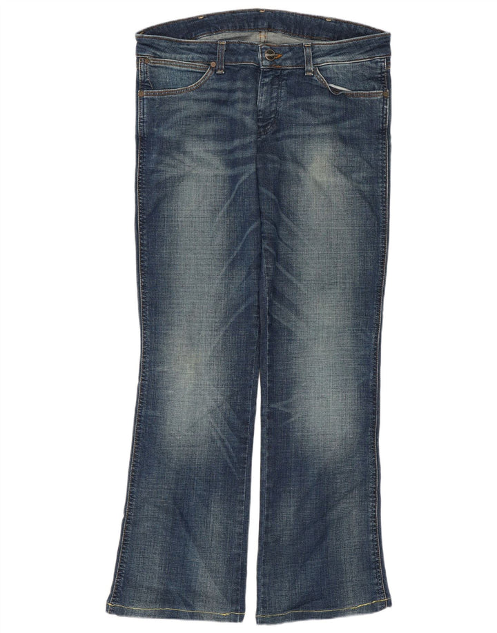 WRANGLER Dame Megan Bootcut Jeans W32 L29 Blå Bomuld
