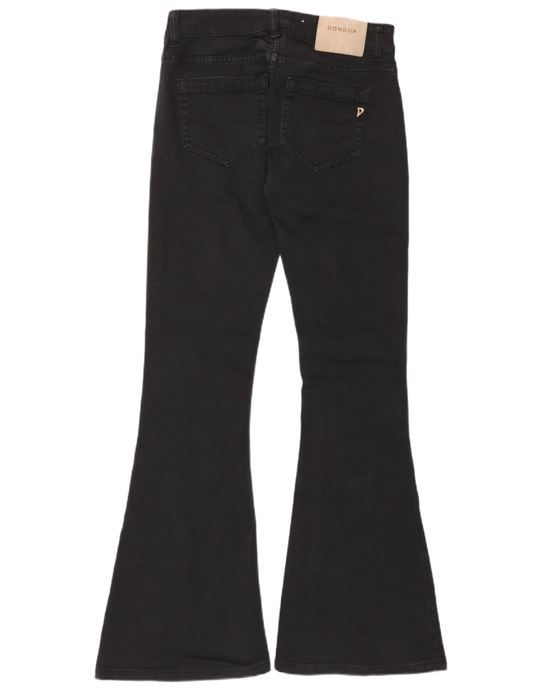Dondup Dame Flared Jeans W26 L31 Sort Bomuld