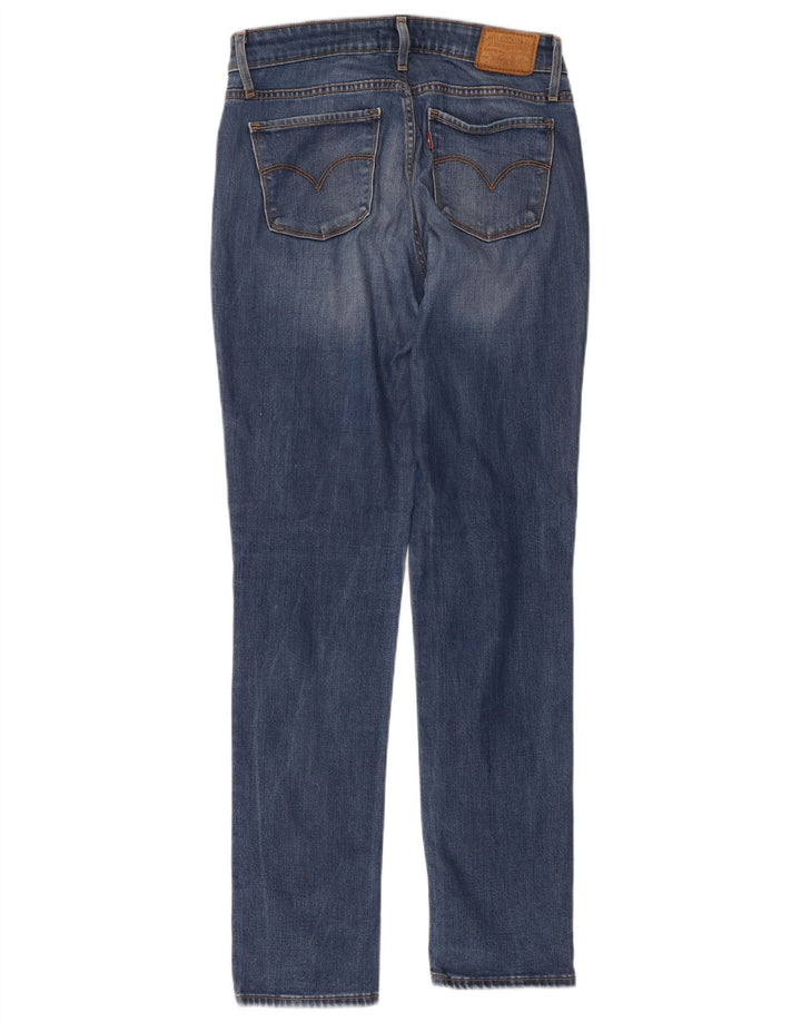 Levi's Dame 712 Slim Jeans W28 L32 Blå Lyocell