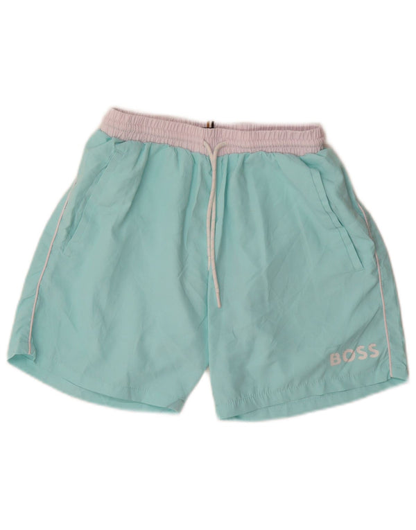 Hugo Boss Boys svømmeshorts 13-14 år Small Blue Colourblock
