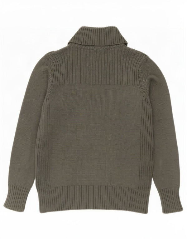 Marks & Spencer Mens Full Zip Cardigan Sweater Medium Khaki