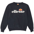 Ellesse Dame Oversized Grafisk Sweatshirt Jumper UK 8 Small Navy Blue