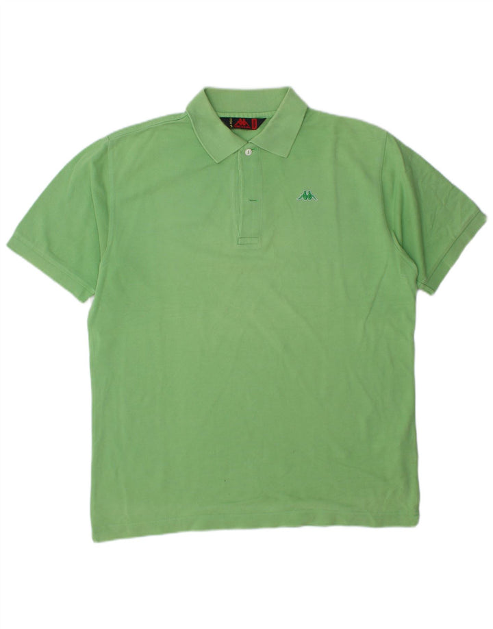 Kappa herre poloshirt mellemgrøn bomuld