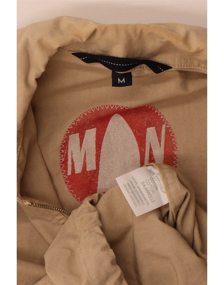 Murphy & Nye Herre Bomber Jacket UK 38 Medium Beige Bomuld