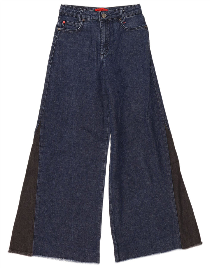 Max & Co. Dame jeans W26 L28 Blå Colourblock Bomuld