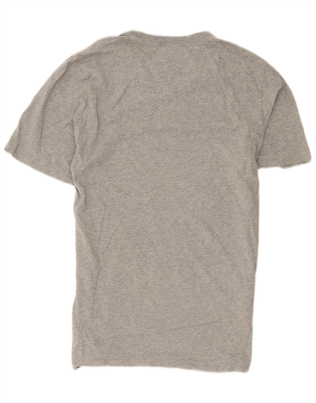 Nike T-Shirt Top UK 14 Medium Grå Bomuld