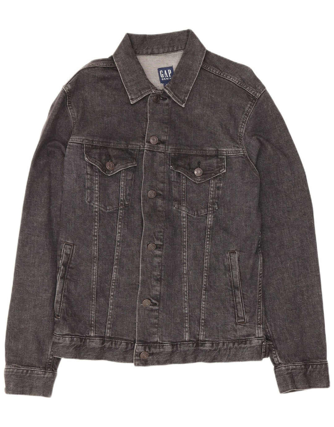 Gap Herre denimjakke UK 34 XS Grå Bomuld