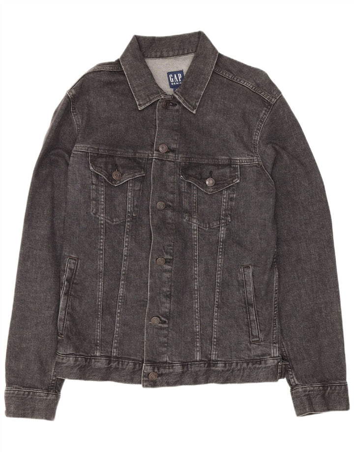Gap Herre denimjakke UK 34 XS Grå Bomuld