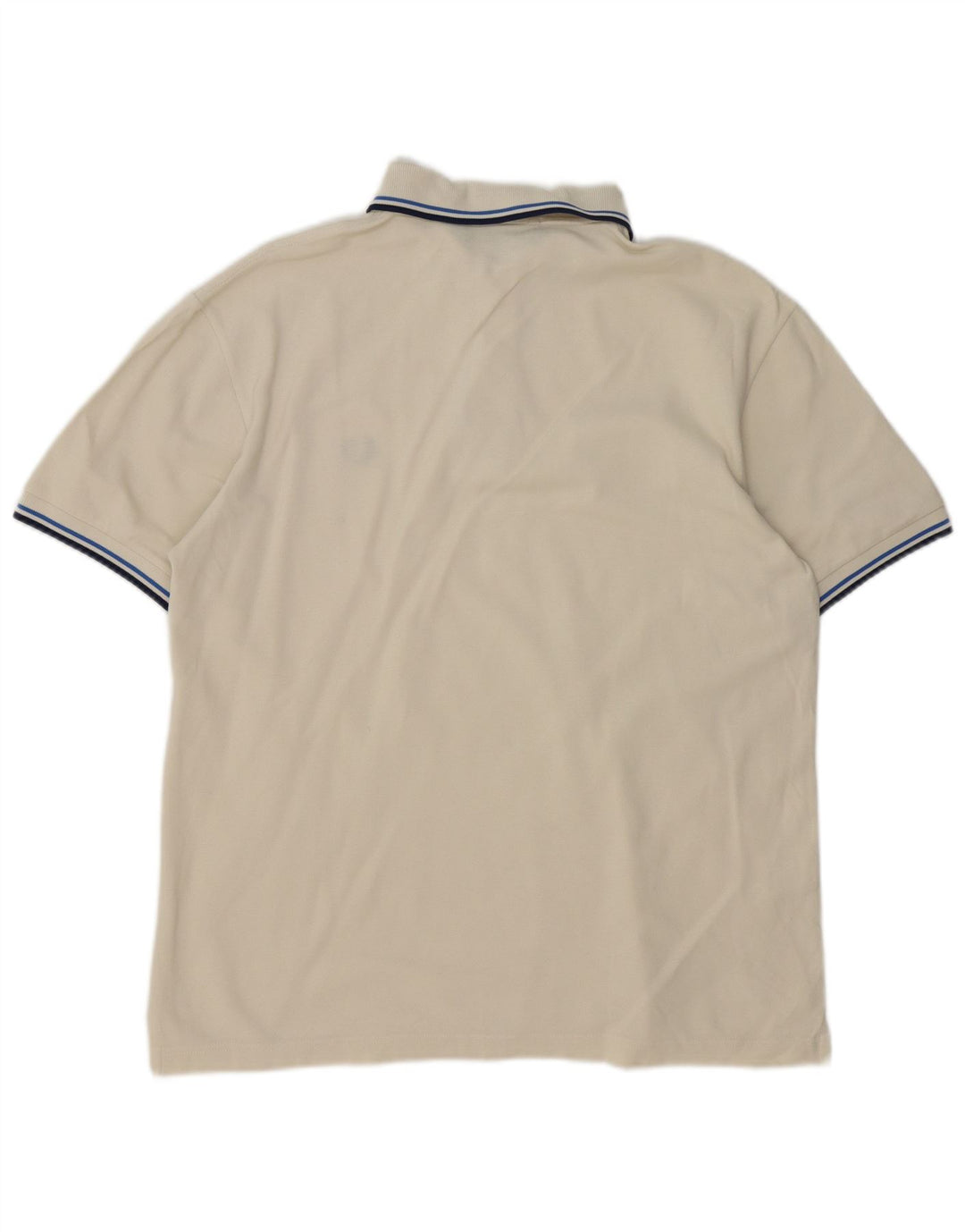 Fred Perry Herre poloshirt Medium hvid stribet bomuld