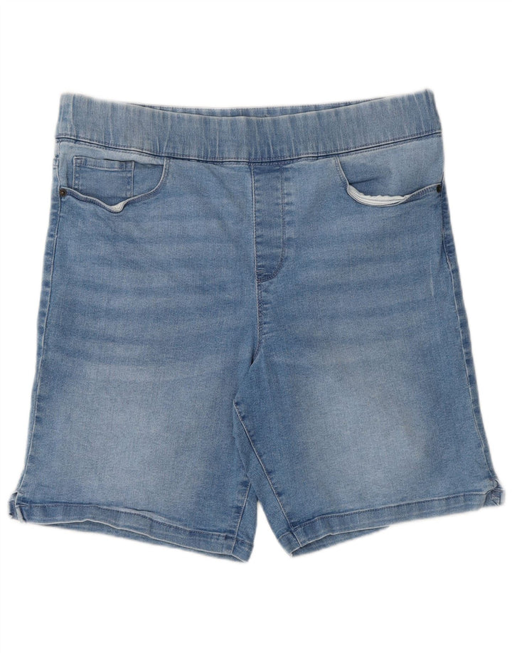 DKNY Dame denim Shorts Large W34 Blå Bomuld