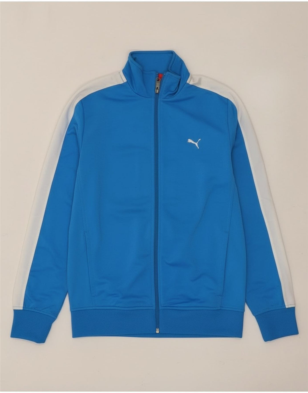 Puma Træningsdragt Topjakke til drenge 13-14 år Blå Colourblock Polyester