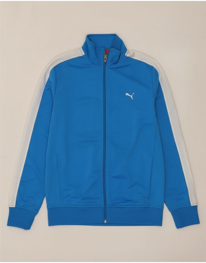 Puma Træningsdragt Topjakke til drenge 13-14 år Blå Colourblock Polyester