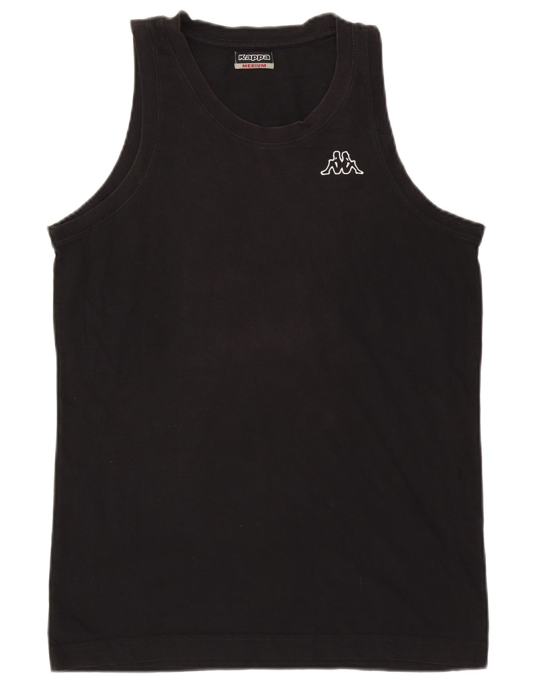 Kappa Herrevest Top Medium Sort Bomuld