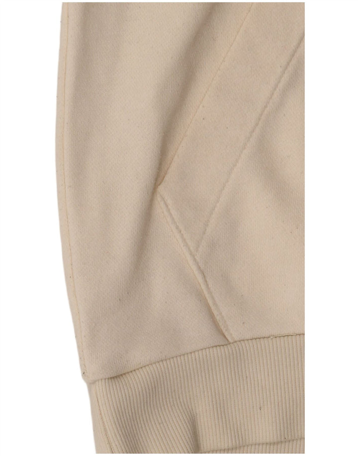 Adidas Grafisk hættetrøje til mænd Medium Off White Bomuld