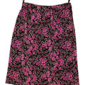 VINTAGE Womens Midi Skirt W28 Medium Pink Floral Vintage Vintage and Second-Hand Vintage from Messina Hembry 