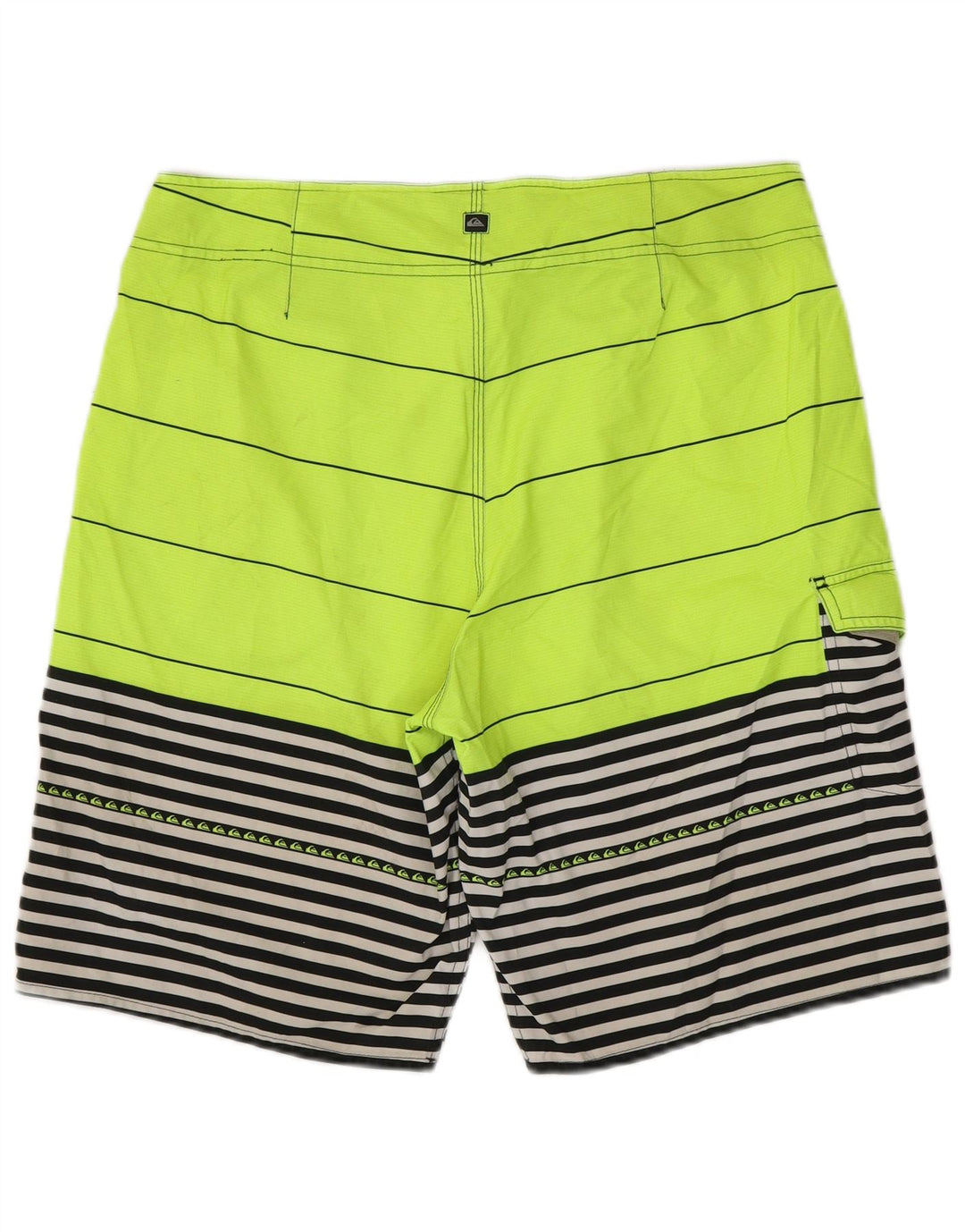 QUIKSILVER Badeshorts til mænd Stor grøn stribet polyester