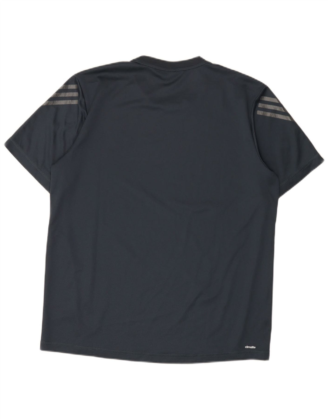 Adidas Herre Climalite T-Shirt Top Stor Marineblå Polyester
