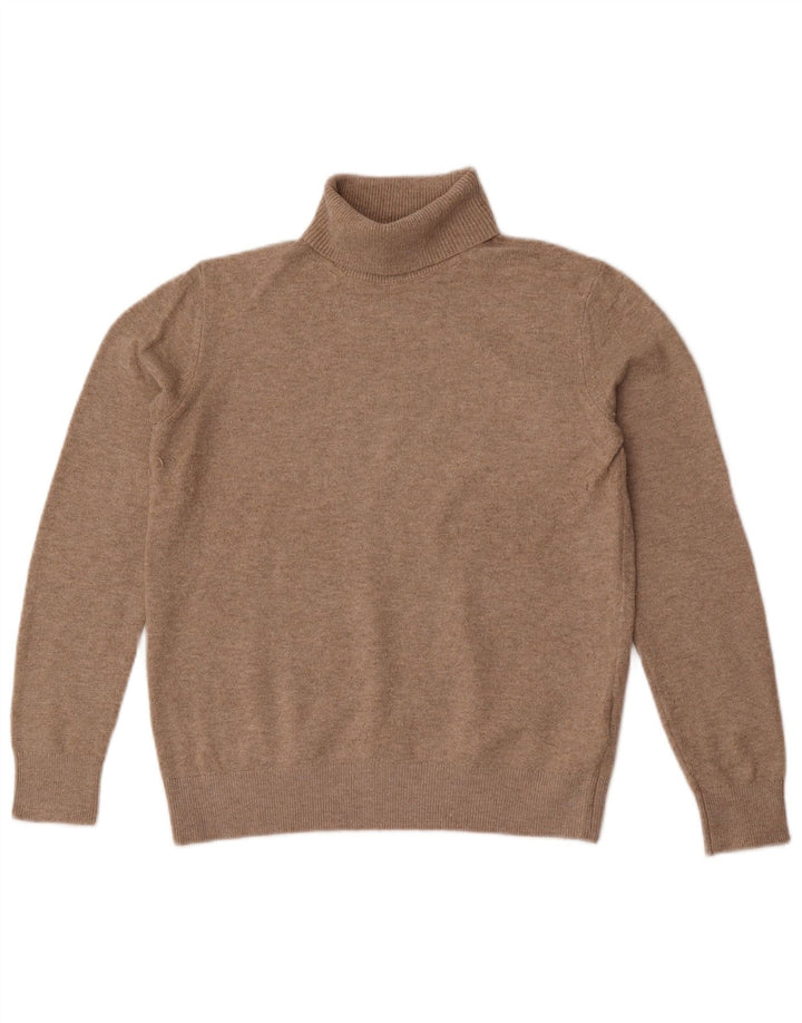 Marks & Spencer Dame Oversized rullehals sweater UK 6 XS Beige