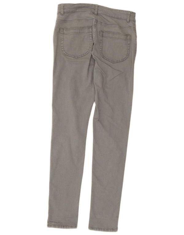 JAEGER Dame Skinny Jeans UK 8 Small W30 L30 Grå Bomuld