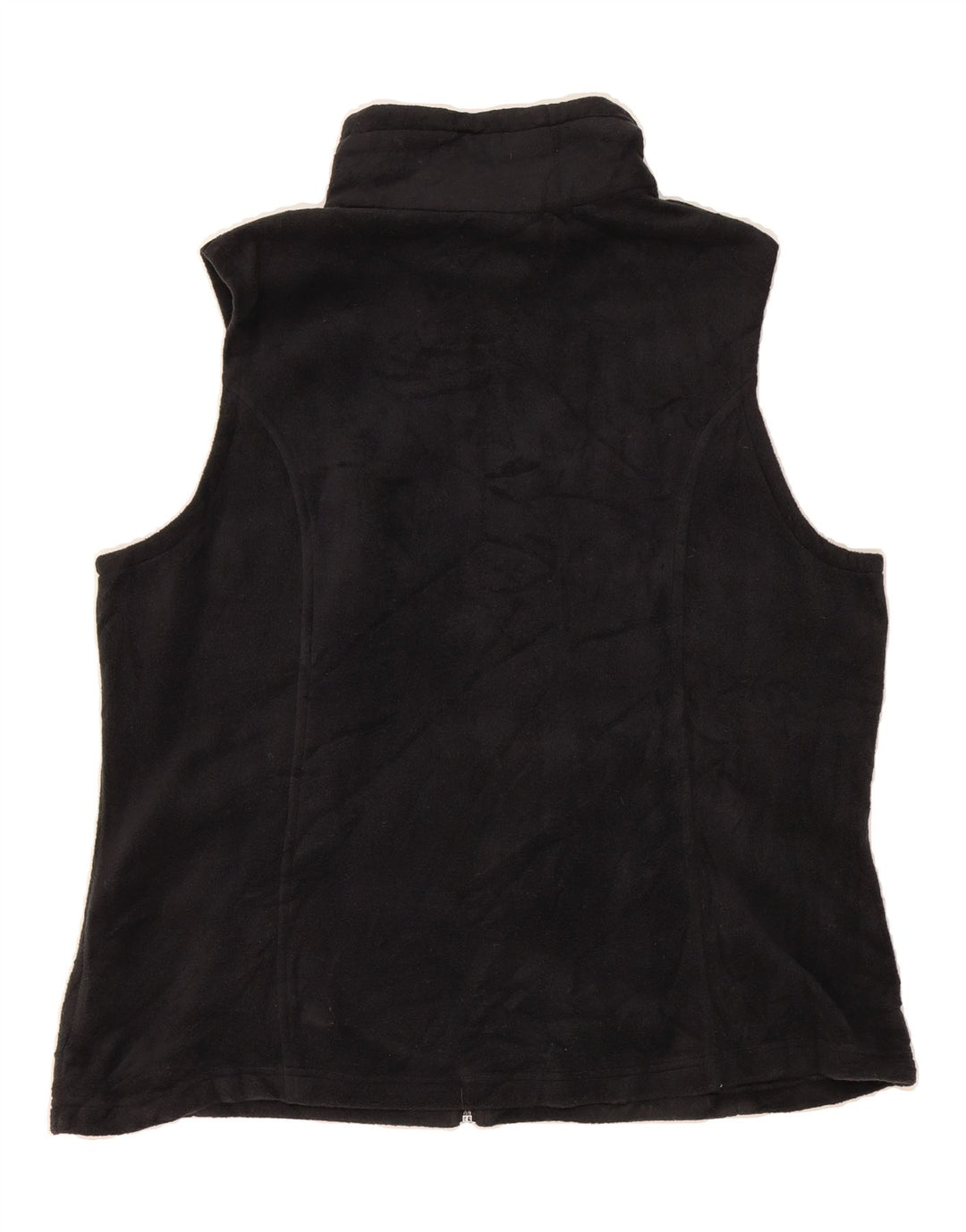 COLUMBIA Womens Fleece Gilet UK 18 XL Black Polyester Vintage Columbia and Second-Hand Columbia from Messina Hembry 