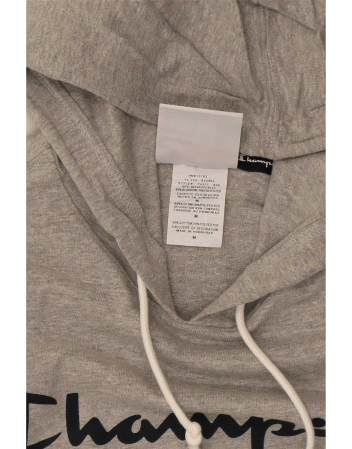 Champion Herre grafisk hættetrøje Jumper Medium Grey Flecked Bomuld