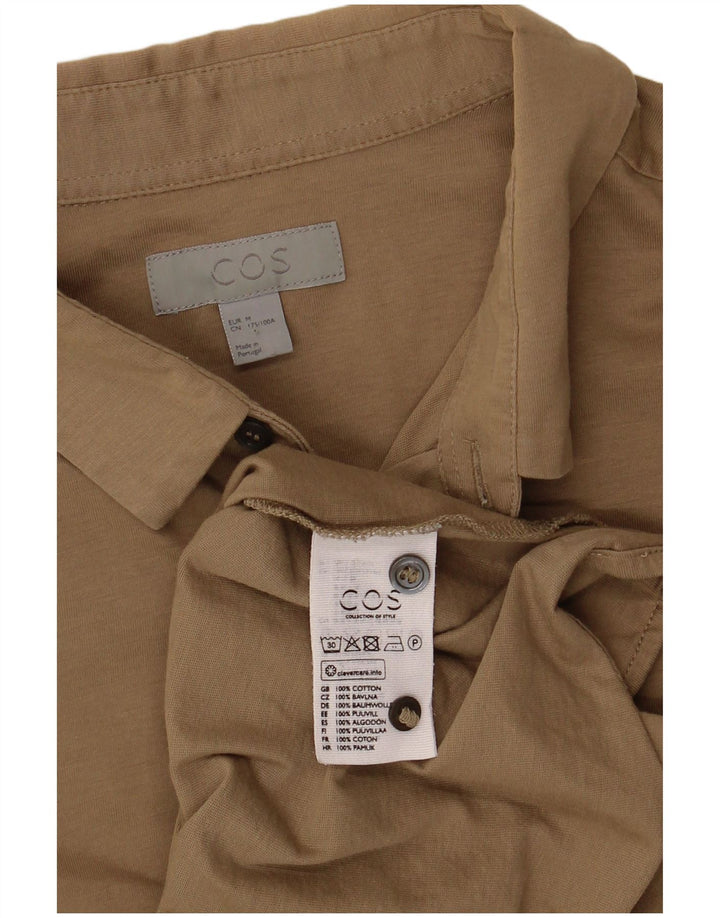 Cos Herreskjorte Medium Khaki Bomuld