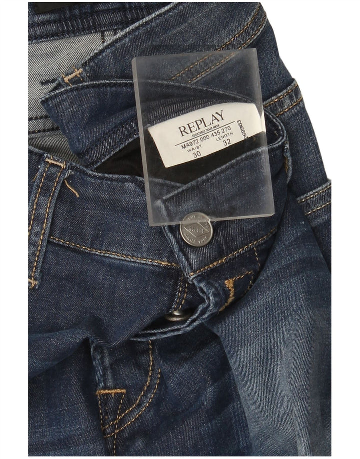 Replay Kvinder Grover Slim Jeans W30 L32 Marineblå