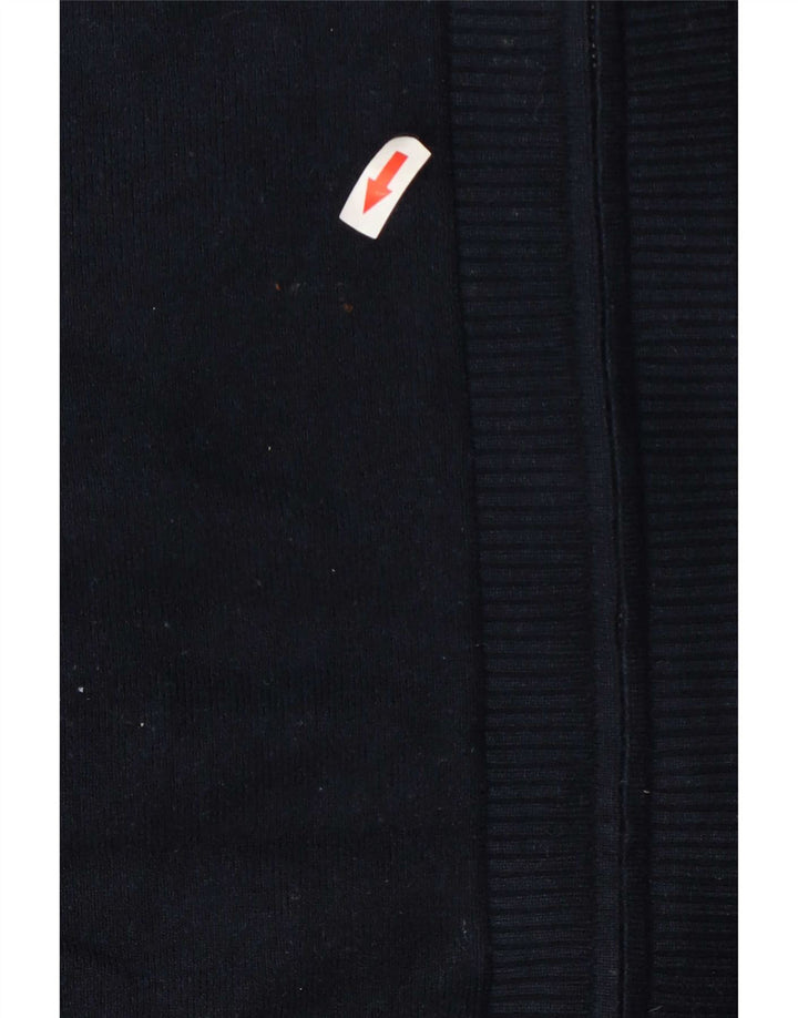 Marks & Spencer sweater med hætte til kvinder UK 14 Medium Navy Blue