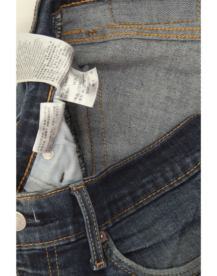 Levi's Herre 511 Slim Jeans W34 L32 Blå Bomuld