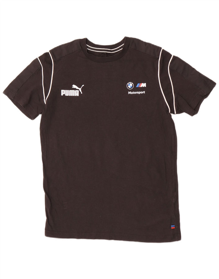 Puma herre T-shirt top lille sort bomuld
